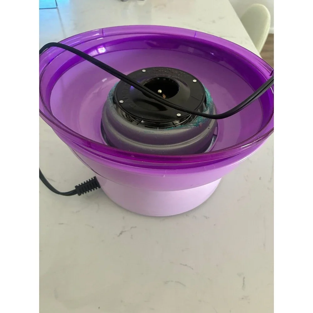 Koji Purple Cotton Candy Maker Machine KJ024 450W Party Carnival Treat Maker